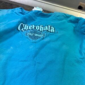 Harley-Davidson Kids Turquoise Cherokee Graphic Tee